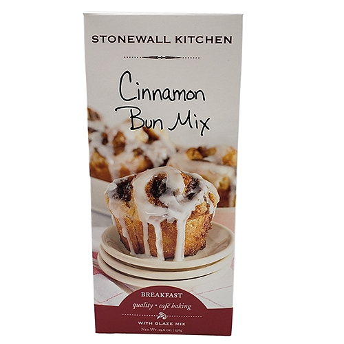 The aroma of our tasty Cinnamon Buns baking in your oven will fill your kitchen with the warm, homey scent of sweetness and spices. Captivating all who encounter it, you can be certain that everyone wakes up on time. (Makes 6 buns)